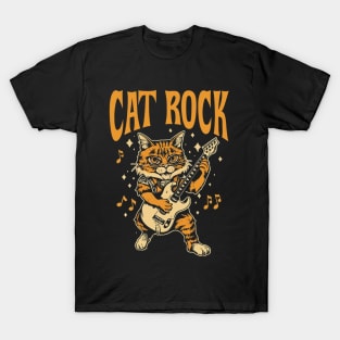 Cat rock Music T-Shirt